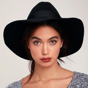 Brixton Piper Hat in Black - Large - NWT